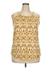 Daniel Rainn Yellow Sleeveless Blouse Size XXL - photo 1