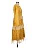 Collection 100% Polyester Yellow Cocktail Dress Size L - photo 4