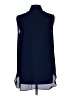 Max Studio 100% Polyester Blue Sleeveless Blouse Size L - photo 2