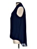 Max Studio 100% Polyester Blue Sleeveless Blouse Size L - photo 5