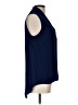 Max Studio 100% Polyester Blue Sleeveless Blouse Size L - photo 4