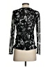 Badgley Mischka Black Long Sleeve Blouse Size S - photo 2
