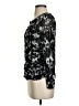 Badgley Mischka Black Long Sleeve Blouse Size S - photo 5