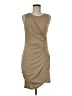 BCBGMAXAZRIA 100% Silk Solid Tan Cocktail Dress Size 6 - photo 1