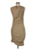 BCBGMAXAZRIA 100% Silk Solid Tan Cocktail Dress Size 6 - photo 2