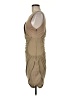 BCBGMAXAZRIA 100% Silk Solid Tan Cocktail Dress Size 6 - photo 5