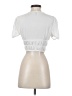 Polly White Short Sleeve Blouse Size 4 - photo 2
