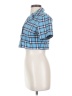 John Galt Blue Short Sleeve Blouse Size S (estimated) - photo 5