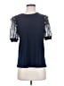 CeCe Blue Short Sleeve Top Size S - photo 1