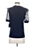 CeCe Blue Short Sleeve Top Size S - photo 2