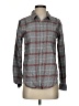 Faherty 100% Cotton Plaid Gray Long Sleeve Button-Down Shirt Size S - photo 1