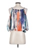 Guess 100% Polyester Blue Sleeveless Blouse Size S - photo 2