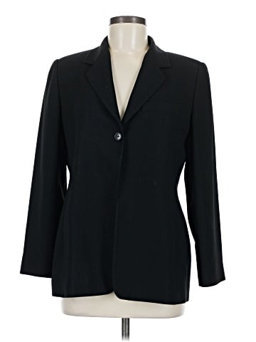 Linda Allard Ellen Tracy Wool Blazer (view 1)