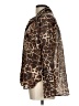 Bailey 44 Animal Print Brown Long Sleeve Blouse Size L - photo 5