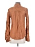 Express Brown Long Sleeve Blouse Size XS - photo 2