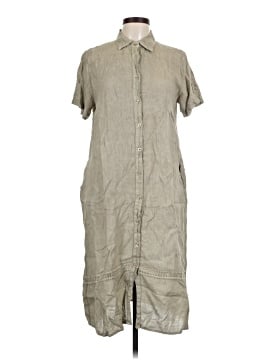alessia pacini linen dress Alessia Pacini made in Italy 100% linen lace shift dress Size XS Taupe