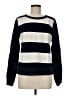 J.Crew 100% Cotton Stripes Blue Pullover Sweater Size M - photo 1