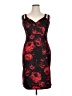 En Focus Studio Red Cocktail Dress Size 14 - photo 1