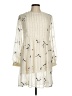 Feathers 100% Polyester Ivory Casual Dress Size 8 - photo 1