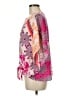 Chico's 100% Polyester Pink Short Sleeve Blouse Size Med Petite (1) - photo 5