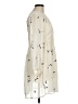 Feathers 100% Polyester Ivory Casual Dress Size 8 - photo 4