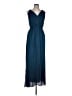 H&M 100% Polyester Blue Cocktail Dress Size 10 - photo 1