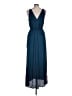 H&M 100% Polyester Blue Cocktail Dress Size 10 - photo 2