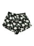 Mi ami 100% Polyester Floral Black Shorts Size L - photo 2