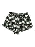 Mi ami 100% Polyester Floral Black Shorts Size L - photo 1