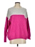Vince Camuto Color Block Pink Pullover Sweater Size S - photo 1
