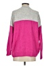 Vince Camuto Color Block Pink Pullover Sweater Size S - photo 2