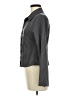 Unbranded 100% Polyester Stripes Gray Long Sleeve Blouse Size L - photo 5
