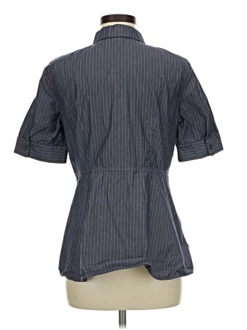 Lafayette 148 New York Short Sleeve Blouse (view 2)