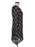 Unbranded 100% Rayon Paisley Blue Casual Dress Size L (estimated) - photo 4