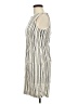 Apt. 9 Stripes Ivory Casual Dress Size 6 - photo 5