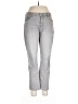 Ann Taylor LOFT Chevron-herringbone Gray Jeans Size 30 waist - photo 1