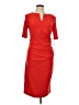 Joseph Ribkoff Red Orange Cocktail Dress Size 12 - photo 1