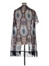 Daniel Rainn 100% Polyester Gray Poncho Size 0X - 1X - photo 2