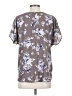 West Kei 100% Polyester Gray Short Sleeve Blouse Size S - photo 2