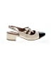 Old Navy Color Block Ivory Heels Size 8 1/2 - photo 1