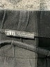 Zara Solid Black Casual Pants Size L - photo 7