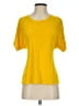 BCBGMAXAZRIA Yellow Short Sleeve Top Size S - photo 1
