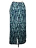 Messini Print Teal Casual Skirt Size XL - photo 2