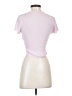 Zara Pink Short Sleeve Turtleneck Size S - photo 2