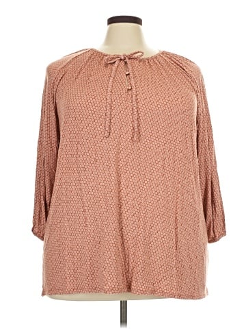 Croft & Barrow 3/4 Sleeve Blouse (view 1)