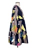 Unbranded Print Blue Casual Dress Size S - photo 4