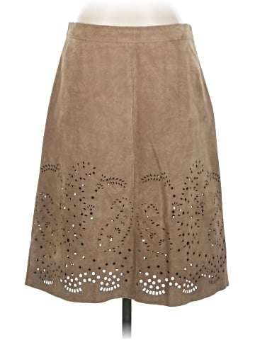 Theory Leather Skirt (view 1)
