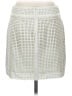 Tory Burch 100% Leather White Leather Skirt Size 4 - photo 2