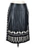 Tory Burch 100% Polyester Black Faux Leather Skirt Size 4 - photo 1