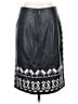 Tory Burch 100% Polyester Black Faux Leather Skirt Size 4 - photo 2